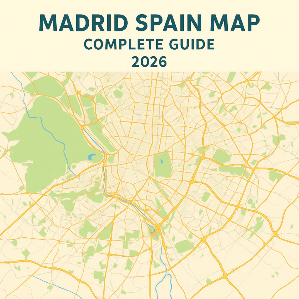 madrid spain map